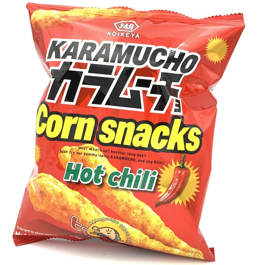 Koikeya Karamucho Corn Snacks Hot Chili Flavor 2.3oz/65g