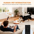 thumbnail image 6 of PawHut Automatic Dog Ball Launcher, Dog Ball Thrower with 26-80 FT Distance, 6 ETPU Balls, Remote Control, Low Noise, Orange, 6 of 9