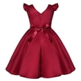 thumbnail image 3 of Kids Tulle Dress Dress Sleeveless Dress Girls Kids Ceremony Party Gift 5-6 Years, 3 of 4