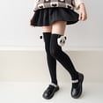 thumbnail image 7 of Inevnen Baby Girls Socks Cartoon Animals Rabbit Dog Elastic Thigh High Socks Toddler One Size, 7 of 7