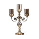 thumbnail image 1 of Portavelas de Metal creativo de tres cabezas, decoración Interior europea, portavelas, accesorios de cena con velas, decoración de mesa, 1 of 6