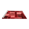 thumbnail image 2 of Ahgly Company Machine Washable Indoor Rectangle Patchwork Red Transitional Area Rugs, 2' x 4', 2 of 4