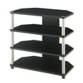 thumbnail image 3 of Convenience Concepts Designs2Go Corner TV Stand for TVs up to 29 Inches, Black, 3 of 5