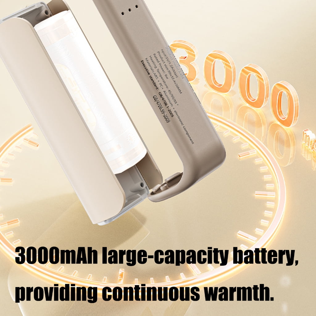 Double Sided Electric Hands Warmers With Attachment Adjustable Heating