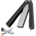 thumbnail image 1 of Double Sided Sharpening Stone, Portable Whetstone Knife Sharpener Anti‑Slip Diamond for Sharpening Kitchen Knives, Scissors, Chopper(#1), 1 of 8