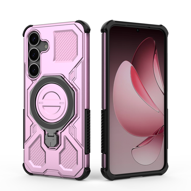 Funda GANGXUN para Samsung Galaxy S25 Plus , magnética, ligera, soporte 360°, antigolpes