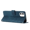 thumbnail image 4 of for iPhone 11 Wallet Case, Classic PU Leather Shockproof Folio Flip Stand Magnetic Closure Money Pocket Simple Business Purse Card Slots Case Cover for iPhone 11, Blue, 4 of 12