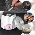 thumbnail image 6 of Colorful Cartoon Dinosaurs Ashtray with Lid Cigarette Ashtray Stainless Steel Ash Tray Ash Holder for Home Outdoor, 6 of 7