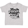 thumbnail image 3 of Inktastic Florida is My Happy Place with Palm Trees Boys or Girls Toddler T-Shirt, 3 of 5