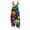 #01Multicolor, variant on Colorful Swirl Pumpkin Bat Halloween Printed Women Tie Strap Loose Sleeveless Overalls Orange 2XL