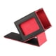 thumbnail image 3 of Estuche para baraja de cartas coleccionables con fundas para más de 100 cartas. Estuche para barajas de cartas coleccionables TCG. negro rojo, 3 of 9