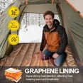 thumbnail image 5 of REDCAMP Backpacking Sleeping Bag with Graphene Lining for Adults Cold Weather,Lightweight Water-Resistant Warm Compact for Camping Backpacking Hiking, 5 of 7