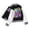 1Black, variant on OOOUM Varsity Jacket for Girls Leopard Print Baseball Bomber Jacket Color Block Casual Button Down Coat