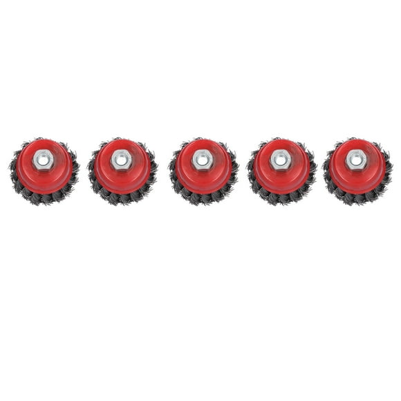 Steel Wire Wheels5Pcs Steel Wire Wheels Wire Wheel Twisted Wire Wheel Convenient Use
