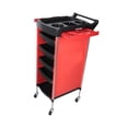 thumbnail image 1 of Carrito rodante para peluquería, carrito para peluquería, SPA, belleza, peluquería Rojo Con asa, 1 of 8