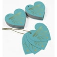 thumbnail image 5 of Inkdotpot Real Gold Foil Hugs & Kisses From The Wedding Tag Favor Hang Paper Tag 100 Pieces, 5 of 6