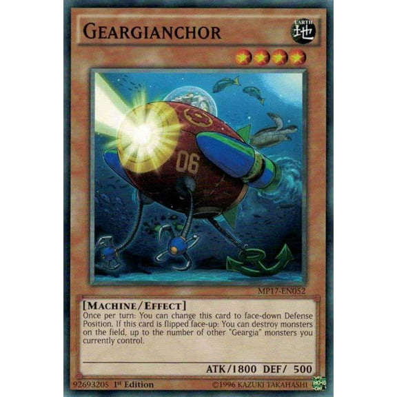 YuGiOh 2017 Mega-Tin Mega Pack Common Geargianchor MP17-EN052