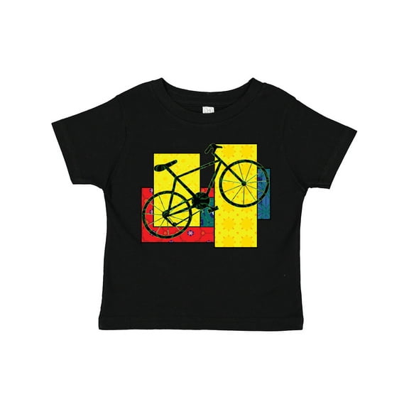 Inktastic Bike Pattern Blocks Boys or Girls Toddler T-Shirt
