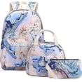 thumbnail image 1 of Mochila escolar para adolescentes y niñas, conjunto de mochila para niños con lonchera, estuche para lápices, mochila de viaje para portátil, informal, 1 of 5