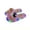 #01-Pink, variant on LED Light-Up Slide Sandals, Colorful Flashing Open-Toe Slippers with Cartoon Decor for Adults