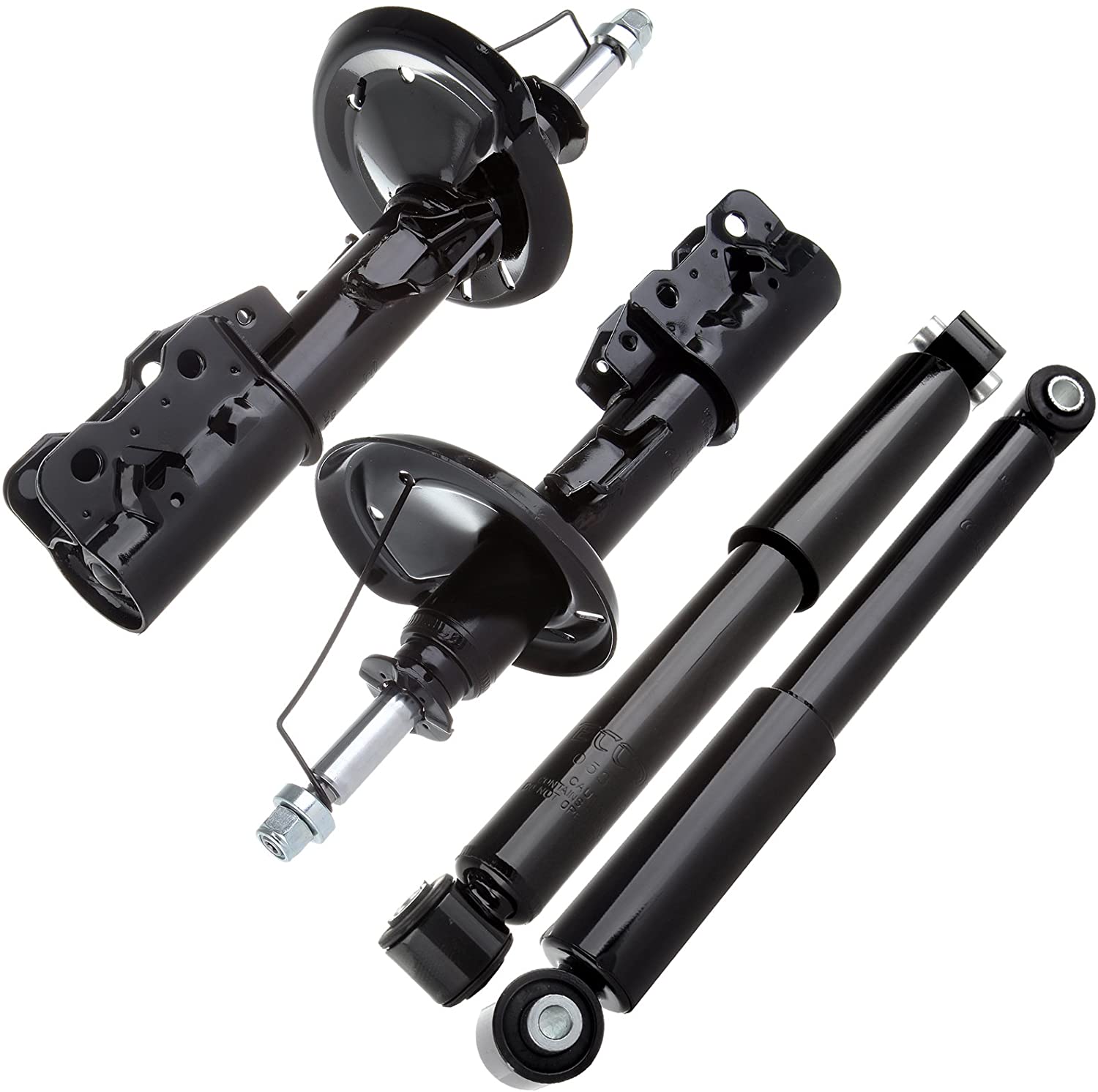 Motorsportplus 4PCS Front & Rear Strut Shock Absorbers – Pontiac G5 Pursuit, Chevy HHR, Cobalt, Direct Fit
