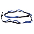 thumbnail image 2 of Columpio de Yoga Sunnimix Con Cadenas de margaritas y Correa para Estirar Piernas azul, 2 of 8