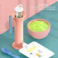 thumbnail image 4 of Toddler Reusable Fruit Puree Squeeze Fille Ergonomic Baby Food Pouch Maker with Pouch, 4 of 8