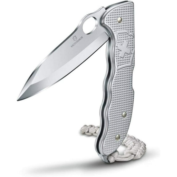 Victorinox Hunter Pro Silver Alox Pocket Knife with Lanyard 0.9415.M26