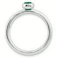 thumbnail image 2 of Bague Ronde en Argent Sterling Stackable Expressions Low 4mm Taille 6, 2 of 3