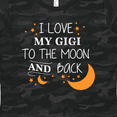 thumbnail image 4 of Inktastic I Love My Gigi To The Moon and Back Women's T-Shirt, 4 of 5