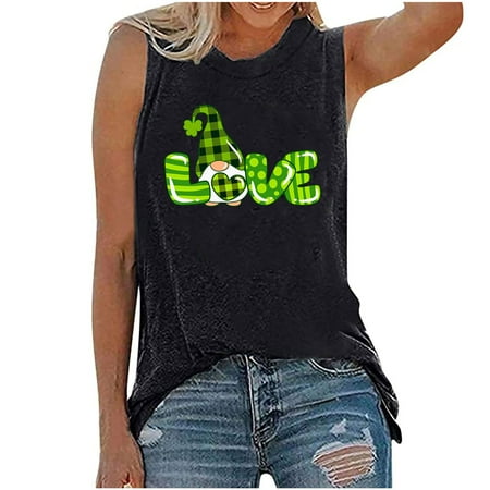 

Corset Top Fashion Women s Casual Sleeveless Printed Sweatshirts T-Shirt Tops Vest Black XXL