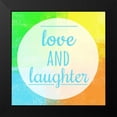 thumbnail image 2 of Matic, Jelena 15x15 Black Modern Framed Museum Art Print Titled - Love andLaughter, 2 of 5