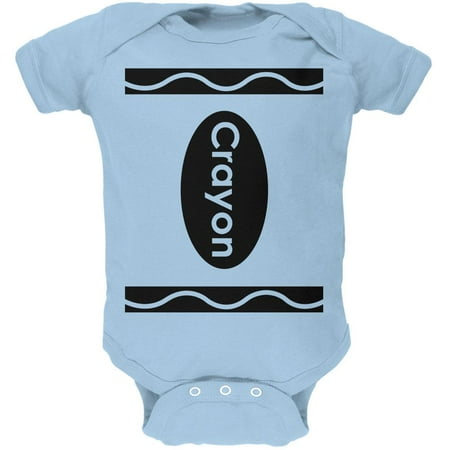 

Halloween Crayon Costume Soft Baby One Piece Light Blue 18-24 M