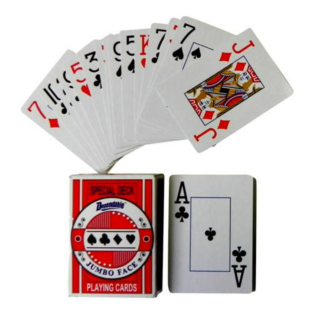 3 pack Dependable brand Plastic Coated Playing Cards Excellent