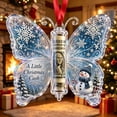thumbnail image 5 of Christmas Cash Gift Butterfly Ornament,Money Holder Fillable Bulk Keepsake Envelopes Decor for Giving Tree Family with Built‑In Clear Compartment As A Festive Hanging That Hold Money,(Sky Blue), 5 of 7