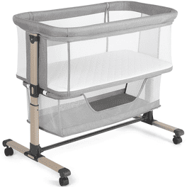 Chicco LullaGo Anywhere Portable Bedside Bassinet - Grey