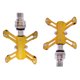 thumbnail image 1 of Pedales de bicicleta de aleación de aluminio, rosca de 14 mm, componentes de dorado Sunnimix Pedal de bicicleta ligero, 1 of 8