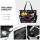 thumbnail image 3 of Fotbe Colorful Dragonflies Bolsa de Viaje para Playa - Resistente al Agua, Bolsa Tote de Gran Capacidad y Ligera con 7 Bolsillos para Mujeres y Hombres, 3 of 7