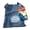 Blue, variant on Equip Nylon Camping Travel Hammock, 2 Person, Blue Floral Pattern, Size 124" L x 77" W