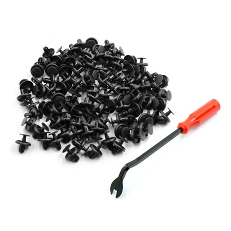 

100pcs 7mm Hole Plastic Rivets Retainer Clips w Fastener Remover for Toyota