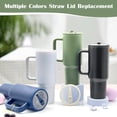thumbnail image 6 of 2 Pack  Quencher 30 OZ Flip Straw Lid - Leak Proof Replacement for H2.0 FlowState Tumbler,  Spill Proof Cup (Dark Blue), 6 of 6