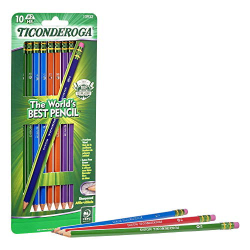 Pencils 1 Pack of 12 Count 2 HB Soft Black 1 Wood-Cased Graphite 