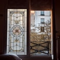 thumbnail image 4 of Stained Glass Window Privacy Film,Vintage Rainbow Window Film Static Cling Non-Adhesive Window Clings Decorative Glass Decal for Home Office, 17.7"x39.4", 4 of 5