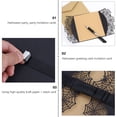 thumbnail image 4 of unbranded 10Pcs Horror Party Supply Invitation Card Black Paper Cloth Spider Web Shape For Wedding Occasions, 4 of 5