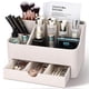 thumbnail image 1 of Organizador de maquillaje KINGFOM Leather con cajón beige, 1 of 9