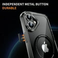 thumbnail image 5 of Dteck for iPhone 16 Plus Case, Compatible with MagSafe, Anti-Yellowing Military-Grade Protection Shockproof Slim Magnetic Phone Sleeve for iPhone 16 Plus,Black, 5 of 7