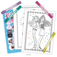thumbnail image 2 of Libro para colorear Barbie con pegatinas, 4 rotuladores, 48 páginas, 2 of 5