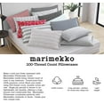 thumbnail image 5 of MARIMEKKO - Full Sheets, Cotton Percale Bedding Set, Crisp & Cool Home Decor (Pikkuinen Unikko Black, Full), 5 of 10
