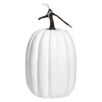 DIY Paintable White Simulation Pumpkin Model Halloween Holiday Display