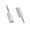 White, variant on 2PCS Standard Headphone Adapter 3.5mm Male To Type C Female Converter 16bit/48KHz For Clear Music Playing